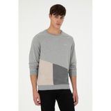 U.s. Polo Assn. Erkek Gri Melanj Sweatshirt 50293405-vr109 GRİ MELANJ Gri