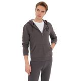 U.S. Polo Assn. Erkek Gri Örme Hırka 50315808-VR024