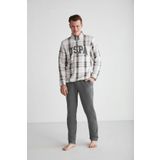 U.S. POLO ASSN. - Erkek Gri Polarlı Pijama Takımı 024K.1.Z8.E.7TA.5GR4.P