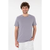 U.S. Polo Assn. Erkek Gri Tişört Basic 50305928-VR024 - M