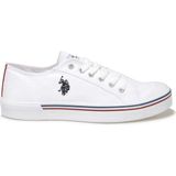 U.S. Polo Assn. Erkek Günlük Ayakkabı 1M Penelope 1Fx Tekstil Malzeme Düz Taban 40 Numara 101006272 - 001-Beyaz