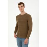 U.S. Polo Assn. Erkek Haki Hırka (örme) 50295147-VR027, Yeşil, L, HAKI