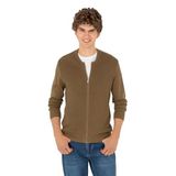 U.s. Polo Assn. Erkek Haki Hırka (triko) 50293528-VR027, Yeşil, 3XL