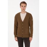 U.S. Polo Assn. Erkek Haki Hırka (Triko) 50314960-VR027