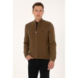 U.s. Polo Assn. Erkek Haki Hırka (Triko) 50315024-VR027 - M