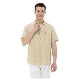 U.s. Polo Assn. Erkek Haki Kısa Kollu Gömlek 50262957-vr027