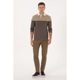 U.s. Polo Assn. Erkek Haki Pantolon Kanvas-chino 50316835-vr027 Haki