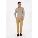 U.S. Polo Assn. Erkek Hardal Slim Fit Kanvas / Chino Pantolon 50308762-VR151
