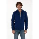 U.S. Polo Assn. Erkek İndigo Hırka (Örme) 50313755-VR028