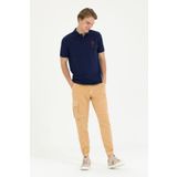 U.S. Polo Assn. Erkek Jogger Fit Camel Kanvas Pantolon 50263815-VR015