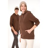 U.S. Polo Assn. Erkek Kahverengi Basic Sweatshirt 50295167-VR029 - Kahverengi-200