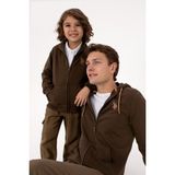 U.s. Polo Assn. Erkek Kahverengi Hırka (Örme) 50313748-VR029 - Kahverengi-200 - 4XL