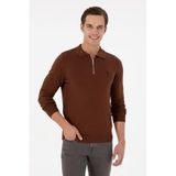 U.S. Polo Assn. Erkek Kahverengi Kazak /triko 50297066-VR158 - 2XL