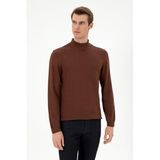 U.S. Polo Assn. Erkek Kahverengi Kazak/triko 50297038-VR029, M, KAHVERENGI