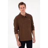 U.s. Polo Assn. Erkek Kahverengi Sweatshirt 50290583-VR029 - 4XL