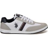 U.S. Polo Assn. Erkek Kares Ayakkabı Suni Deri Beyaz Renk 45 Numara Günlük Kullanım İçin 100248494