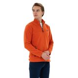 U.S. Polo Assn. Erkek Kiremit Sweatshirt 50290609-VR031, Kırmızı