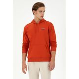 U.s. Polo Assn. Erkek Kiremit Sweatshirt 50293442-VR031, Kırmızı, 2XL