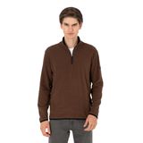 U.S. Polo Assn. Erkek Kiremit Sweatshirt 50298085-VR031, Kırmızı, XL
