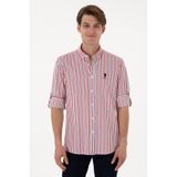 U.s. Polo Assn. Erkek Kırmızı Gömlek Desenli 50306326-vr030 Kırmızı