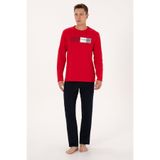 U.S. Polo Assn. Erkek Kırmızı Pijama Takımı 50318597-VR030