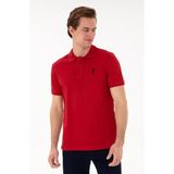 U.s. Polo Assn. Erkek Kırmızı Tişört Basic 50298041-VR171 - Basic Kırmızı - 2XL