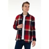 U.S. Polo Assn. Erkek Kırmızı Uzun Kollu Gömlek 50291252-VR030