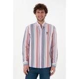 U.S. Polo Assn. Erkek Kırmızı Uzun Kollu Gömlek 50299787-VR213 - XS