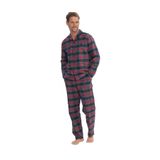 U.S. Polo Assn. Erkek Kışlık Yeni Sezon Boydan Patlı Uzun Kollu Pijama Takım