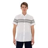 U.S. Polo Assn. Erkek Koyu Haki Kısa Kollu Gömlek 50305921-VR111