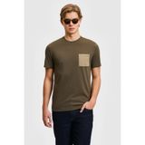U.s. Polo Assn. Erkek Koyu Haki Tişört 50326948-VR111