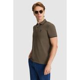 U.s. Polo Assn. Erkek Koyu Haki Tişört Basic 50326975-VR111 - XS