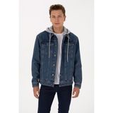 U.s. Polo Assn. Erkek Koyu Mavi Gömlek Jean 50308352-DN0023 - 2XL