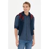 U.s. Polo Assn. Erkek Koyu Mavi Jean Gömlek 50272607-dn0023