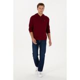 U.S. Polo Assn. Erkek Koyu Mavi Straight Fit Jean Pantolon 50316572-DN0023 - Dark Blue - 33