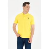 U.S. Polo Assn. Erkek Koyu Sarı Polo Yaka Tişört 50263420-VR094 - M
