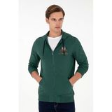 U.S. Polo Assn. Erkek Koyu Yeşil Hırka (Örme) 50293649-VR079 - XS