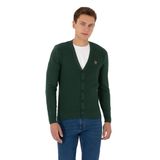 U.S. Polo Assn. Erkek Koyu Yeşil Hırka (Triko) 50307952-VR079