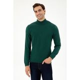 U.S. Polo Assn. Erkek Koyu Yeşil Kazak /Triko 50297038-VR079 - M