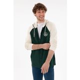 U.S. Polo Assn. Erkek Koyu Yeşil Örme Hırka 50293396-VR079