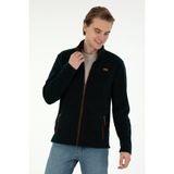 U.S. Polo Assn. Erkek Koyu Yeşil Polar Örme Hırka 50290594-VR079 - XL