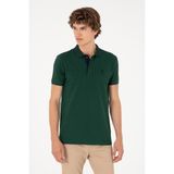 U.S. Polo Assn. Erkek Koyu Yeşil Tişört Basic 50284631-VR079 - M