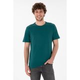 U.S. Polo Assn. Erkek Koyu Yeşil Tişört Basic 50305985-VR101 - Dark Eden