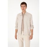 U.S. Polo Assn. Erkek Krem Fermuarlı Gömlek 50299602-VR071 - XL