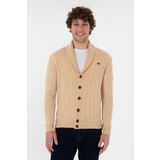 U.S. Polo Assn. Erkek Kum Triko Hırka 50297061-VR085
