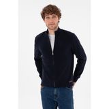 U.S. Polo Assn. Erkek Lacivert Basic Triko Hırka 50298268-VR033 - M