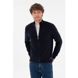 U.S. Polo Assn. Erkek Lacivert Basic Triko Hırka 50298268-VR033