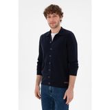 U.S. Polo Assn. Erkek Lacivert Basic Triko Hırka 50298272-VR033 - M