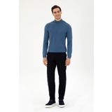U.S. Polo Assn. Erkek Lacivert Carrot Fit Kanvas Pantolon 50297846-vr033