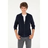 U.s. Polo Assn. Erkek Lacivert Hırka Triko 50293528-vr033 Lacivert